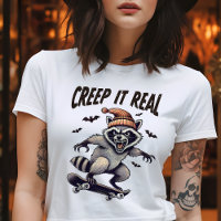 Creep It Real Vintag Raccoon Halloween