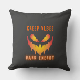 Creep Vibes Dunkle Energie _ Trendige Horror-Straß Kissen