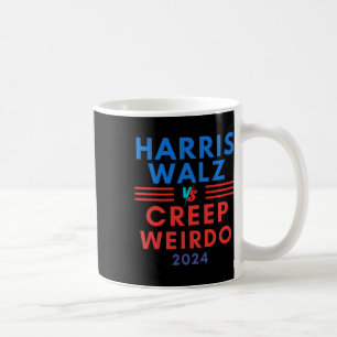 Creep Vs Harris Waltz Funny Kamala WAlzheimer Elec Kaffeetasse