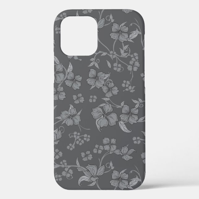 Creepe-Blume Muster 3 Case-Mate iPhone Hülle (Rückseite)
