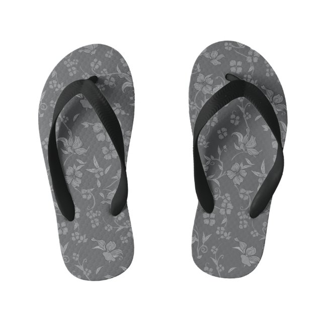 Creepe-Blume Muster 3 Kinderbadesandalen (Fußbett)