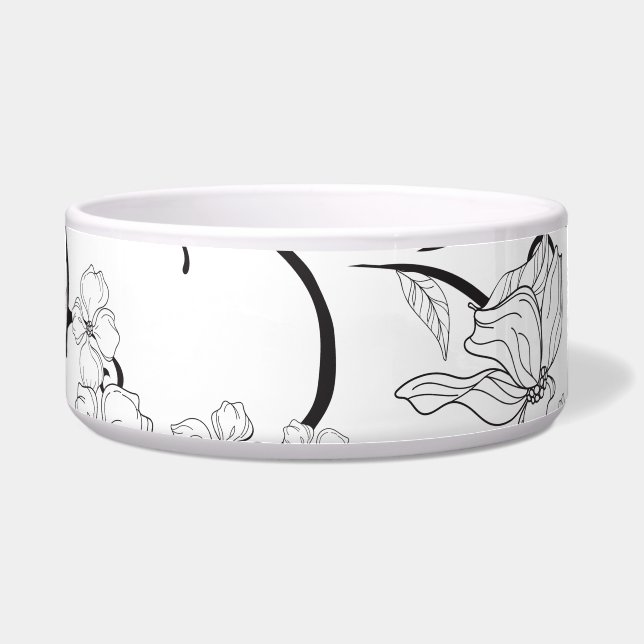 Creepe-Blume Muster 7 Napf (Vorderseite)