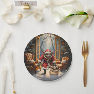 Creepe Christmas Goblin - Dark Fantasy Evil Santa Pappteller