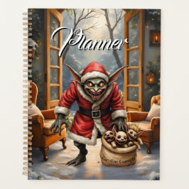 Creepe Christmas Goblin - Dark Fantasy Evil Santa Planer