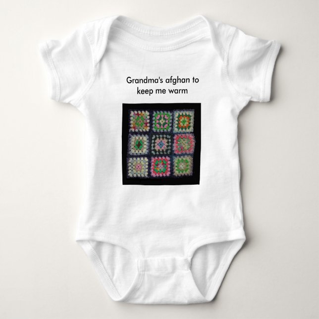 Creeper - Omas Quadrate Baby Strampler (Vorderseite)