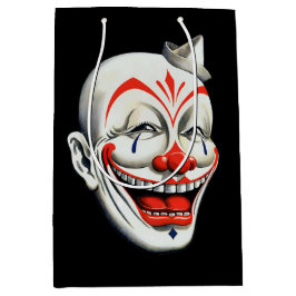 Creepin Clown-Gesichtsbeutel Mittlere Geschenktüte