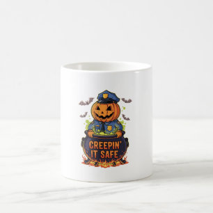Creepin 'It Safe – Lustiges Halloween-Design für G Kaffeetasse
