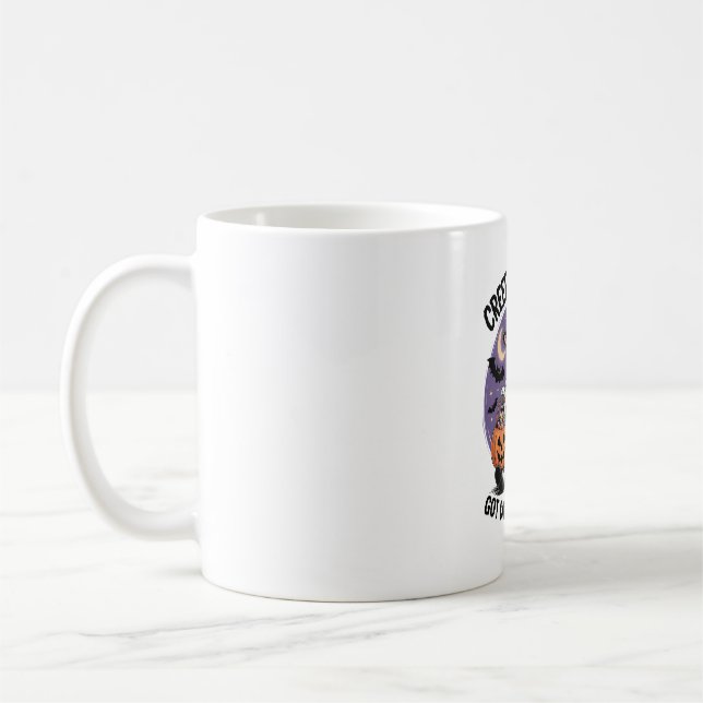 Creepin � Kuh Halloween Kaffeetasse (Links)