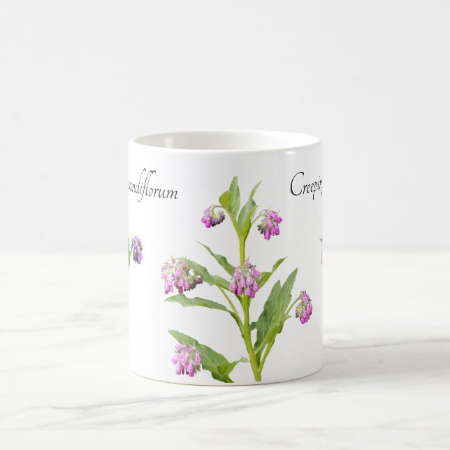 Creeping Comfrey Botanical Kaffeetasse (Mittel)