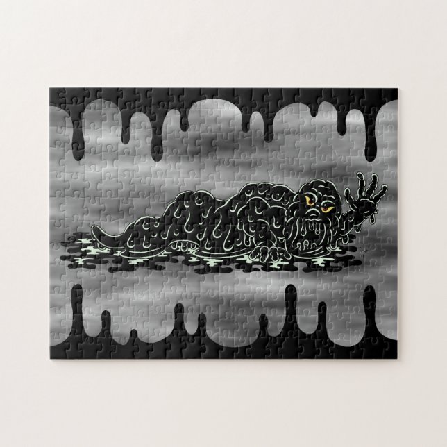 Creeping Slime Hulk Weird Horror Art (Horizontal)