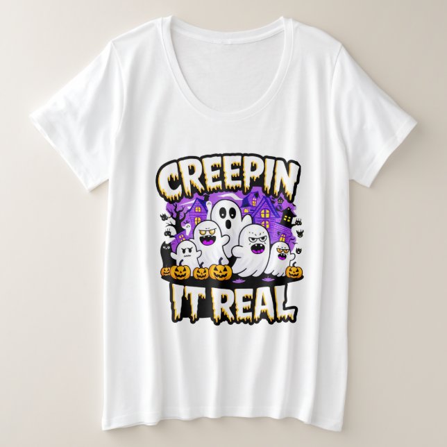 Creepin'It Real | Éffrayant Halloween Design Fun (Design devant)