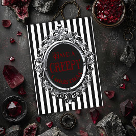 Creepische Weihnachtskarte Dankeskarte