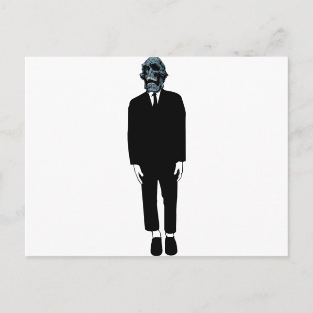 Creepischer Typ Postkarte (Vorderseite)