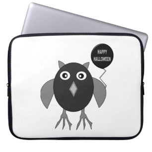 Creepisches Halloween-Party Owl Laptop-Sieb Laptopschutzhülle