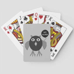Creepisches Halloween-Party Owl Playing Cards Spielkarten