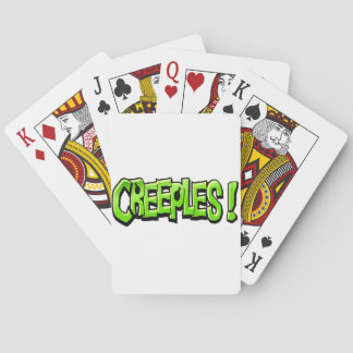 Creeples spielen Karten Spielkarten
