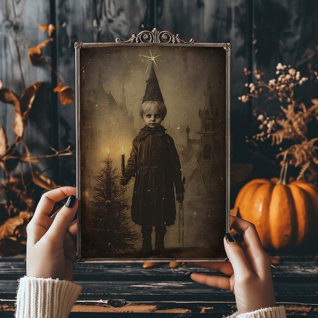 Creepmas Spooky Gothic Vintag Boy Poster (Von Creator hochgeladen)