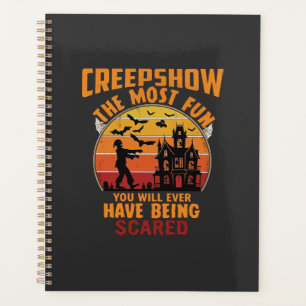 Creepshow Halloween Zombie Spukhaus Sonnenuntergan Planer