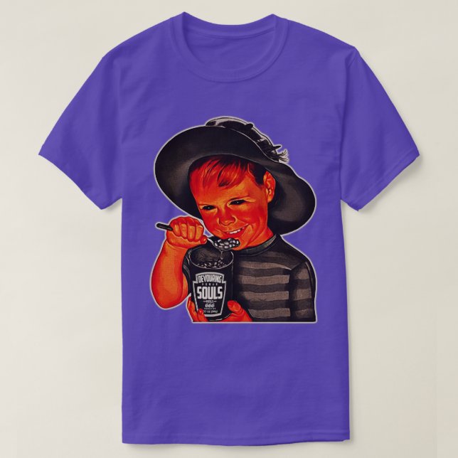 Creepy Bean Boy verliebt menschliche Soule T-Shirt (Design vorne)