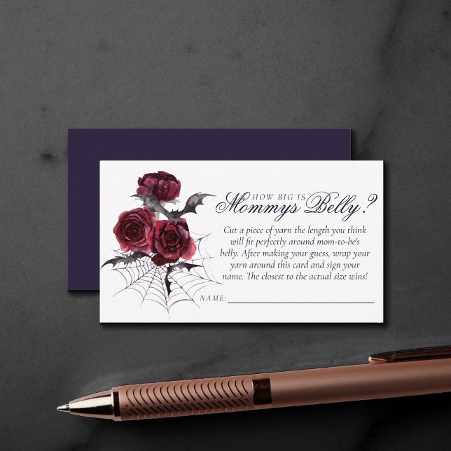 Creepy Beautiful | Gothic Floral Bats Mommys Bly Begleitkarte (Von Creator hochgeladen)