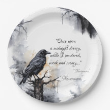Creepy Black Raven Halloween