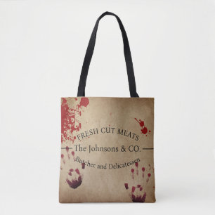 Creepy Bloody Custom Butcher Tasche