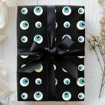 Creepy Blue Eyeball Halloween Science Pattern Geschenkpapier<br><div class="desc">Creepy Blue Eyeball Halloween Science Pattern Wrapping Paper. Trendy schicke Verpackung Papier Design. Ideal für eine Geburtstagsfeier,  eine Babydusche und sogar einen Urlaub!</div>