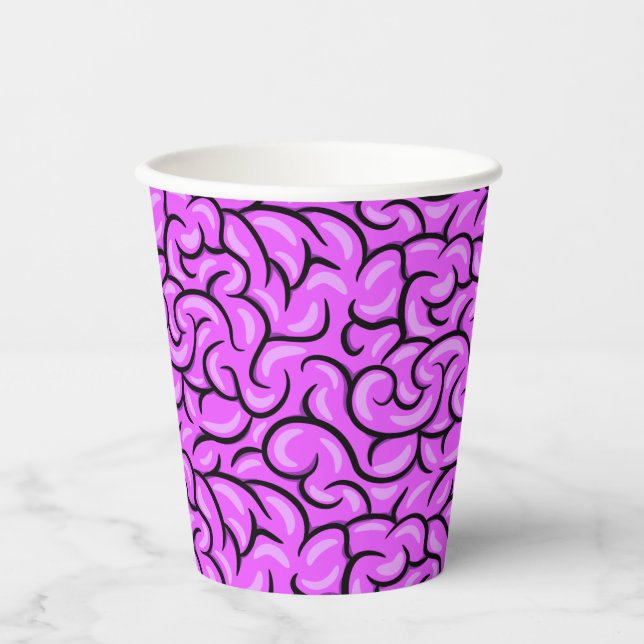 Creepy Brain Pappbecher (Vorderseite)
