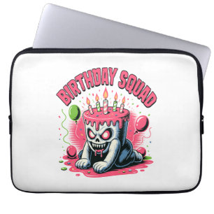 Creepy Cake Skull Birthday Squad Laptopschutzhülle