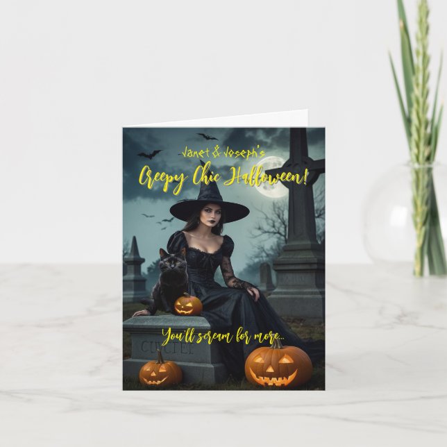 Creepy Chic Halloween Faltenladung (Vorderseite)