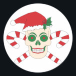 Creepy Christmas Stickers<br><div class="desc">Wenn Sie zu Halloween noch nicht fertig sind,  aber Weihnachten kommt,  feiern Sie mit einem gruseligen Weihnachtsdesign.</div>