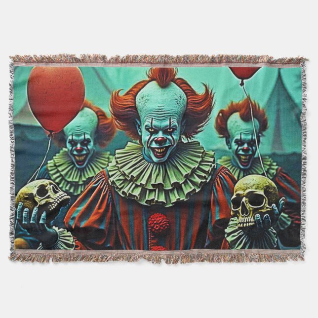 Creepy Clown Horror Scene Design Decke (Vorderseite)
