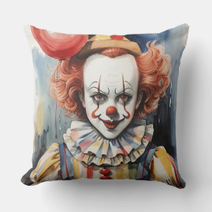 Creepy Clown Kissen