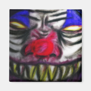Creepy Clown Magnet