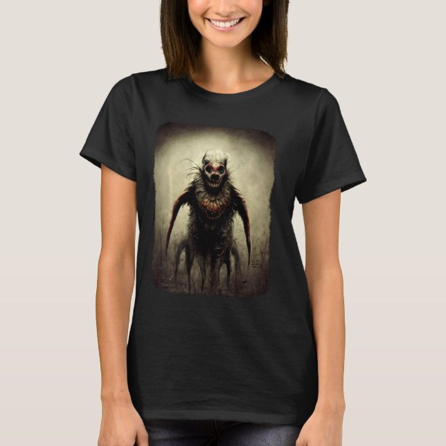 Creepy Clown Shirt Evil Beängstigend Clown Insane  (Vorderseite)