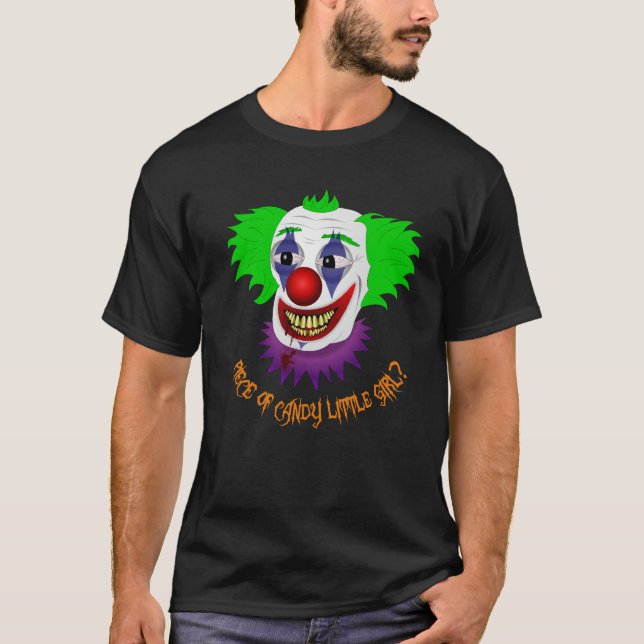 Creepy Clown-Shirt T-Shirt (Vorderseite)