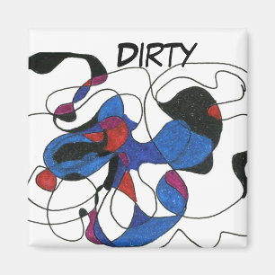 "Creepy Crawly" Abstrakte Geschirrspülmaschine St Magnet