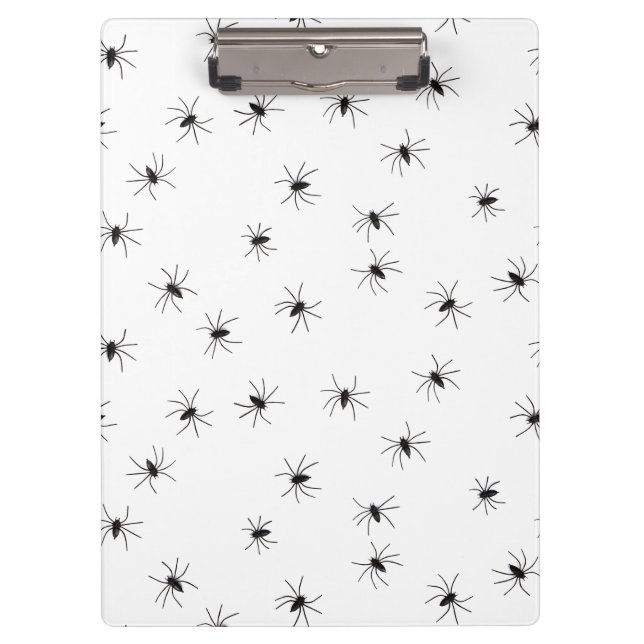 Creepy Crawly Spiders Klemmbrett (Vorderseite)