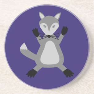 Creepy Cute Halloween Wolf Getränkeuntersetzer