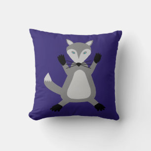 Creepy Cute Halloween Wolf Kissen