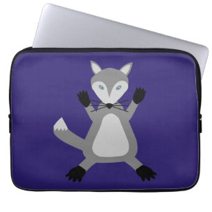 Creepy Cute Halloween Wolf Laptopschutzhülle