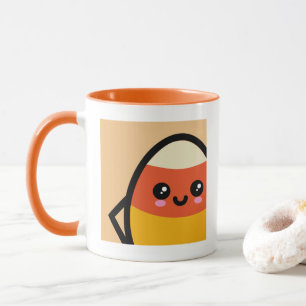 Creepy Egg Candy Corn - Halloween Name hinzufüge Tasse