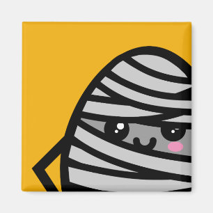 Creepy Egg Mummy - Halloween Magnet
