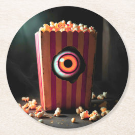 Creepy Eyeball in Popcorn Untersetzer