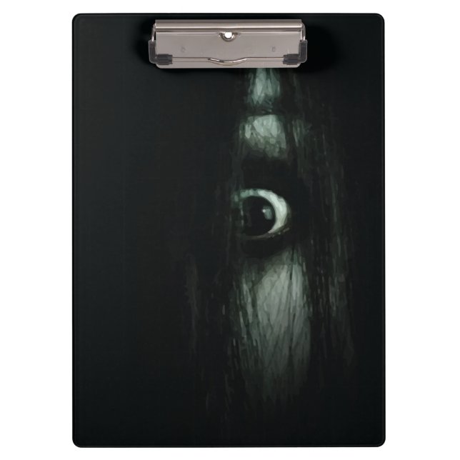 Creepy Eyes V01 Klemmbrett (Vorderseite)