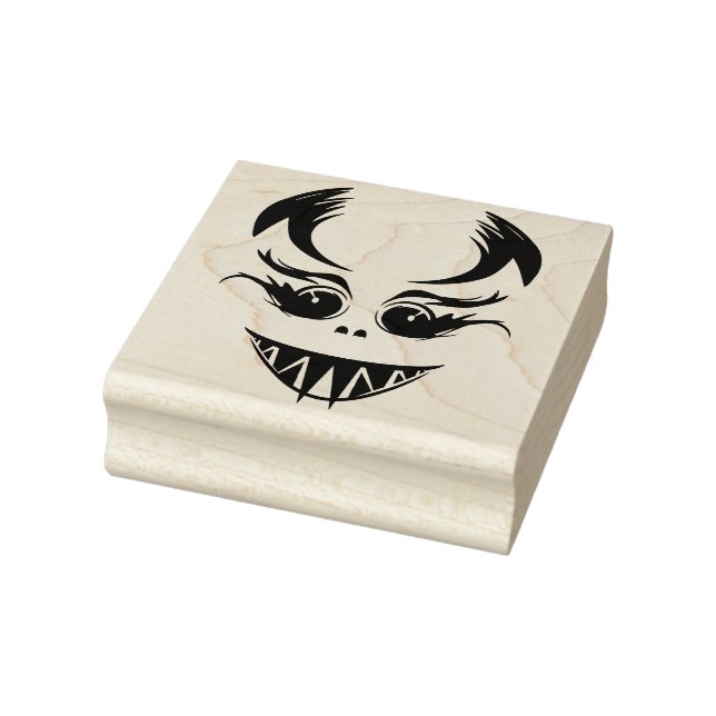 Creepy Face Gummistempel (Stempel)
