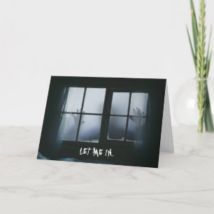 Creepy Funny Halloween Geburtstags Custom Text Karte