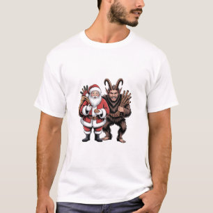 Creepy Funny Horror Santa Claus Krampus Weihnachte T-Shirt