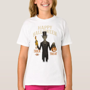 Creepy Gentleman Trick-or-Leckerei Halloween Shirt