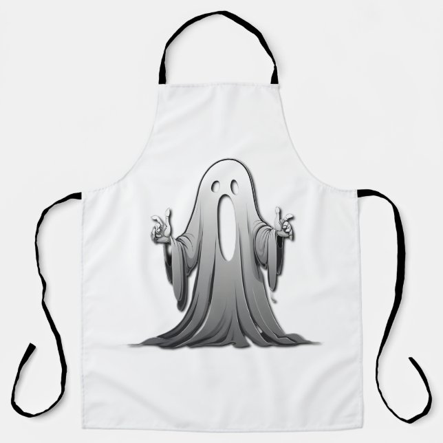 Creepy Ghost of Salem Schürze (Vorderseite)